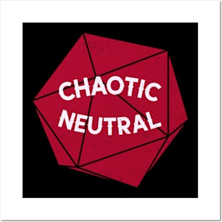 Chaotic Neutral D20 Posters and Art